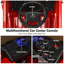 Load image into Gallery viewer, 12V Off Road Mercedes-Benz Unimog Ride On Car-Red