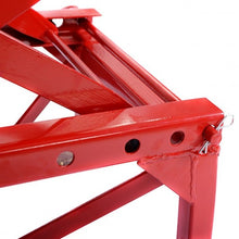 Load image into Gallery viewer, 300 lb Motorcycle Hydraulic Scissor Floor Jack Lift