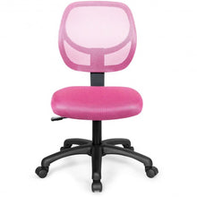 Load image into Gallery viewer, Low-back Computer Task Office Desk Chair with Swivel Casters-Pink