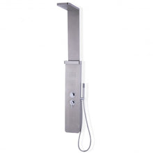 Load image into Gallery viewer, 59” Stainless Steel Shower Panel with Massage Jets & Hand Shower