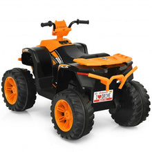 Load image into Gallery viewer, 12V Kids Electric 4-Wheeler ATV Quad Ride On Car with LED Light-Orange