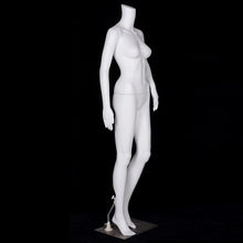 Load image into Gallery viewer, Plastic Headless Steel Base Female Mannequin