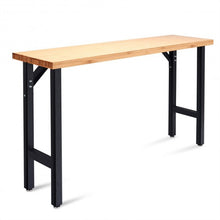 Load image into Gallery viewer, 65" Bamboo Modular Workbench Table
