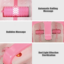 Load image into Gallery viewer, Portable Electric Automatic Roller Foot Bath Massager-Pink