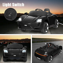 Load image into Gallery viewer, 12V Kids Ride On Car with MP3 & LED Light-Black