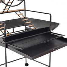 Load image into Gallery viewer, Pet Bird Parrot Stand Perch with Ladders and Cups