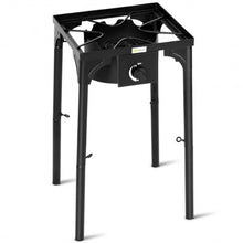 Load image into Gallery viewer, 100 000-BTU Portable Propane Outdoor Camp Stove with Adjustable Legs