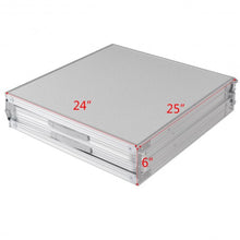 Load image into Gallery viewer, 8' Aluminum Folding Picnic Camping Table