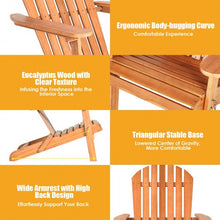 Load image into Gallery viewer, Eucalyptus Chair Foldable Outdoor Wood Lounger Chair
