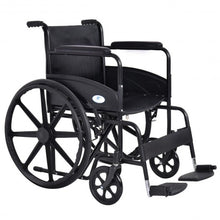 Load image into Gallery viewer, Lightweight Foldable Medical Wheelchair with Footrest