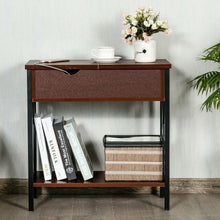 Load image into Gallery viewer, Flip Top End Table Sofa Side Console Table-Coffee