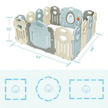 Load image into Gallery viewer, Kids Baby Playpen 14 Panel Activity Center Safety Play Yard