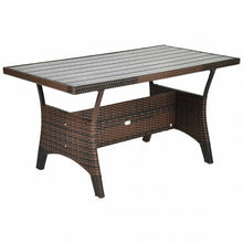 Load image into Gallery viewer, 3 Pcs Rattan Dining Set Patio Furniture Sofa with Cushions