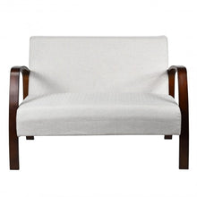 Load image into Gallery viewer, Mid Century Modern Fabric Upholstered Armchair Loveseat-Gray
