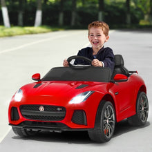 Load image into Gallery viewer, 12V Jaguar F-Type SVR Licensed Kids Ride On Car-Red