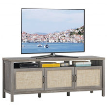Load image into Gallery viewer, Storage TV Stand Entertainment Media Center for TV's up to 65"-Gray