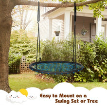 Load image into Gallery viewer, 40'' Spider Web Tree Swing Set-Blue