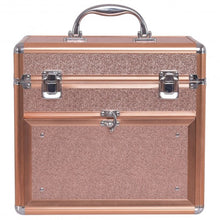 Load image into Gallery viewer, Nail Polish Beauty Makeup Case w/ Slide out Drawer