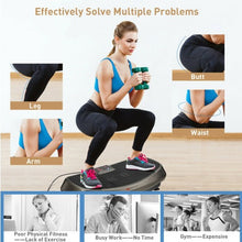 Load image into Gallery viewer, Vibration Plate Exercise Machine with Loop Bands Home