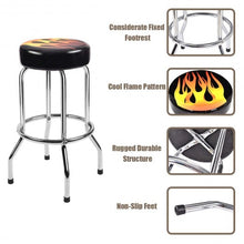 Load image into Gallery viewer, 29'' Height Round Counter Flame Bar Stools