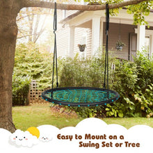 Load image into Gallery viewer, 40'' Spider Web Tree Swing Set-Green