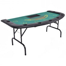 Load image into Gallery viewer, 7 Players Texas Holdem Foldable Poker Table