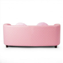 Load image into Gallery viewer, 2 Seat Kids Sofa Armrest Chair with Two Cloth Pillows