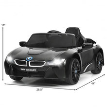 Load image into Gallery viewer, 12V Licensed BMW I8 Kids Ride On Car-Black