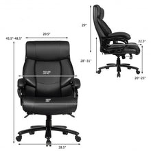 Load image into Gallery viewer, Big & Tall 400lb PU Leather Massage Office Chair-Black
