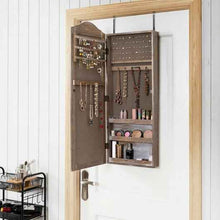 Load image into Gallery viewer, Cabinet Wall/Door Mounted with Mirror Jewelry Armoire