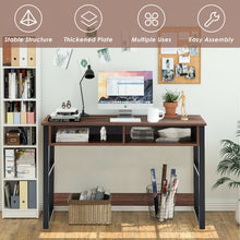 Load image into Gallery viewer, 2 Drawers Vintage Computer Desk for Home and Office