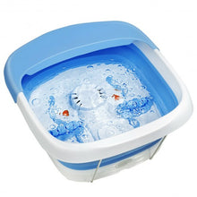 Load image into Gallery viewer, Foot Spa Bath Motorized Massager with Heat Red Light-Blue