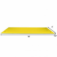 Load image into Gallery viewer, 3 Layer Floating Water Pad Foam Mat-Yellow