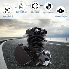 Load image into Gallery viewer, 2-Stroke Upgraded 80 cc Bicycle Gasoline Engine Motor Kit-Black