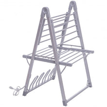 Load image into Gallery viewer, 2-Tier Foldable Multifunctional Aluminum Stand Electric Dryer
