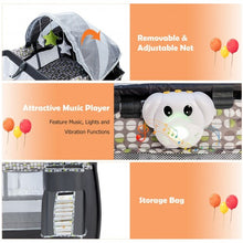Load image into Gallery viewer, Portable Baby Playard with Changing Station and Net