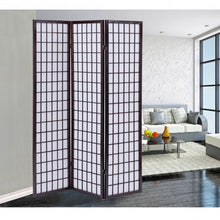 Load image into Gallery viewer, 3 Panel Wood Folding Privacy Room Divider-Cherry