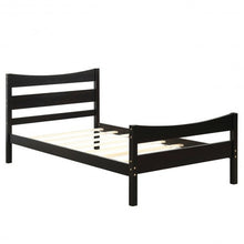 Load image into Gallery viewer, Twin Size Platform Bed Frame Foundation Slat Support -Espresso