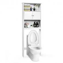 Load image into Gallery viewer, Bathroom Wood Organizer Shelf Storage Rack with Cabinet