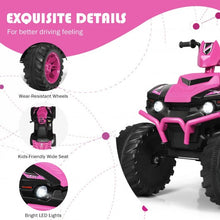 Load image into Gallery viewer, 12V Kids 4-Wheeler ATV Quad Ride On Car -Pink