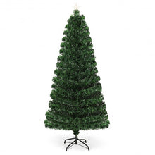 Load image into Gallery viewer, 5' Pre-Lit Fiber Optic Artificial Christmas Tree with LED Lights and Stand