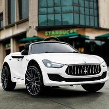 Load image into Gallery viewer, 12V Remote Control Maserati Licensed Kids Ride on Car-White