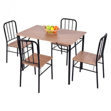 Load image into Gallery viewer, 5 pcs Dining Set Table and 4 Chairs
