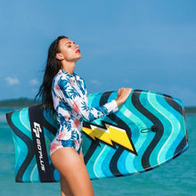 Load image into Gallery viewer, 41" Lightweight Bodyboard with Wrist Leash for Kids and Adults-L