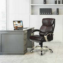 Load image into Gallery viewer, Adjustable Executive Office Recliner Chair with High Back and Lumbar Support-Brown