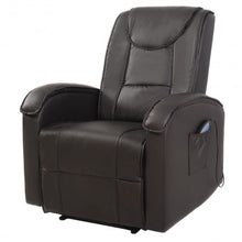 Load image into Gallery viewer, Ergonomic Massage Sofa Chair Electric Vibrating Recliner Lounge w/Control-Brown