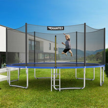 Load image into Gallery viewer, 15 ft Outdoor Trampoline Combo w/ Bounce Jump Safety Enclosure Net & Spring Pad