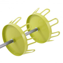 Load image into Gallery viewer, 2-Tier 8 Pairs Upright Revolving Shoe Rack