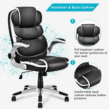 Load image into Gallery viewer, PU Leather High Back Executive Swivel Office Chair