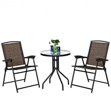 Load image into Gallery viewer, 3 pcs Bistro Patio Garden Furniture Set
